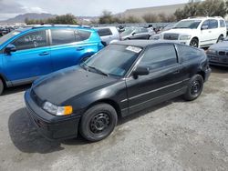 Salvage cars for sale from Copart Las Vegas, NV: 1988 Honda Civic CRX 1.5 HF