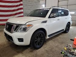 Salvage cars for sale from Copart Columbia, MO: 2020 Nissan Armada Platinum