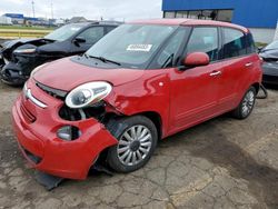 Salvage cars for sale at Woodhaven, MI auction: 2014 Fiat 500L Easy