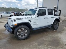 Salvage cars for sale at Apopka, FL auction: 2018 Jeep Wrangler Unlimited Sahara