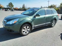 Salvage cars for sale at San Martin, CA auction: 2011 Subaru Outback 2.5I Premium