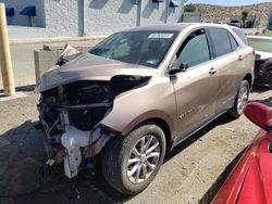 Chevrolet Equinox LT salvage cars for sale: 2018 Chevrolet Equinox LT