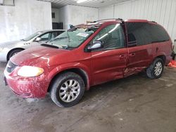 Salvage cars for sale from Copart Cicero, IN: 2002 Chrysler Town & Country EX