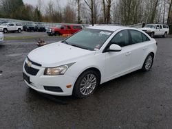 Salvage cars for sale at Portland, OR auction: 2011 Chevrolet Cruze ECO
