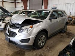 Salvage cars for sale from Copart Lansing, MI: 2016 Chevrolet Equinox LS