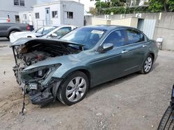 Salvage cars for sale at Opa Locka, FL auction: 2008 Honda Accord EXL