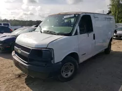 Salvage cars for sale from Copart Harleyville, SC: 2004 Chevrolet Express G2500