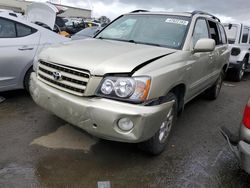 Salvage cars for sale at Martinez, CA auction: 2003 Toyota Highlander Limited