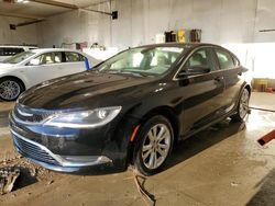 Salvage cars for sale from Copart -no: 2016 Chrysler 200 Limited