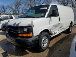 Salvage trucks for sale at Bridgeton, MO auction: 2012 Chevrolet Express G2500