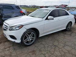 Salvage cars for sale at Woodhaven, MI auction: 2015 Mercedes-Benz E 350