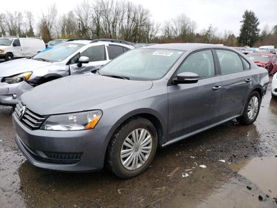 Salvage cars for sale from Copart Portland, OR: 2015 Volkswagen Passat S