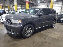 Salvage cars for sale from Copart Woodburn, OR: 2016 Dodge Durango Limited