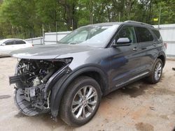 Vehiculos salvage en venta de Copart Austell, GA: 2022 Ford Explorer Limited