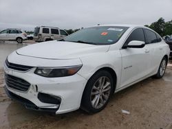 Chevrolet salvage cars for sale: 2017 Chevrolet Malibu LT