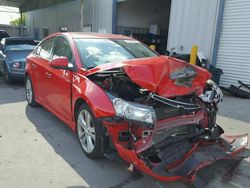 Chevrolet Cruze LTZ salvage cars for sale: 2014 Chevrolet Cruze LTZ