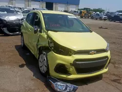 Chevrolet salvage cars for sale: 2017 Chevrolet Spark LS