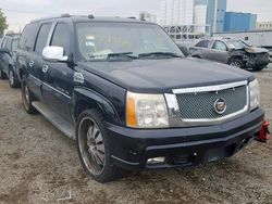 Salvage cars for sale at Dyer, IN auction: 2005 Cadillac Escalade ESV