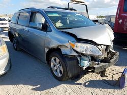 Toyota salvage cars for sale: 2015 Toyota Sienna LE