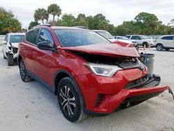 Salvage cars for sale from Copart Fort Pierce, FL: 2016 Toyota Rav4 LE