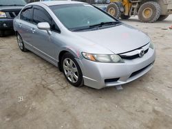 Honda salvage cars for sale: 2009 Honda Civic LX