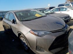 Salvage cars for sale from Copart Martinez, CA: 2017 Toyota Corolla L