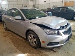 Chevrolet salvage cars for sale: 2012 Chevrolet Cruze LT