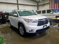 Toyota Vehiculos salvage en venta: 2015 Toyota Highlander Limited