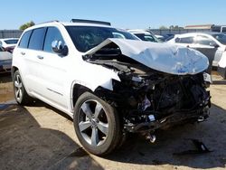 Salvage cars for sale at Fresno, CA auction: 2016 Jeep Grand Cherokee Overland