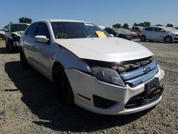 Salvage cars for sale at Sacramento, CA auction: 2012 Ford Fusion SEL