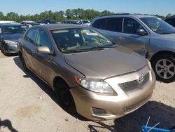 Salvage cars for sale from Copart Houston, TX: 2010 Toyota Corolla Base