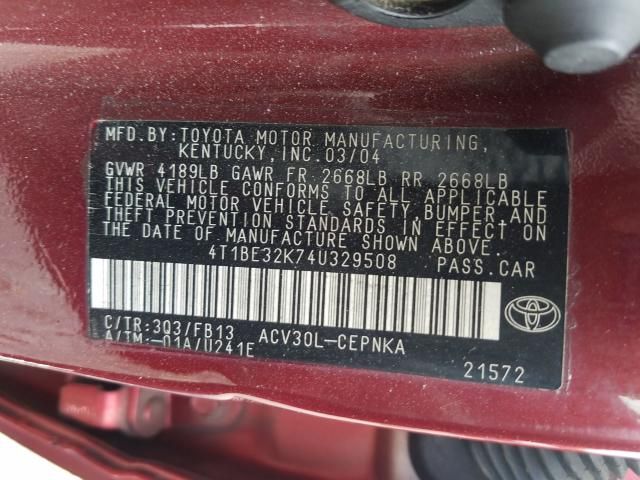 2004 Toyota Camry LE