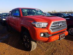 Salvage cars for sale from Copart Detroit, MI: 2017 Toyota Tacoma Double Cab