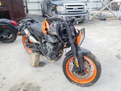 Salvage motorcycles for sale at Savannah, GA auction: 2020 KTM 790 Duke