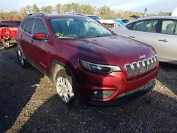 Salvage cars for sale at Houston, TX auction: 2019 Jeep Cherokee Latitude