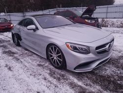 Salvage cars for sale from Copart London, ON: 2015 Mercedes-Benz S 63 AMG