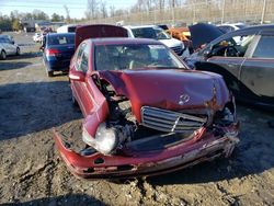 Salvage cars for sale at Waldorf, MD auction: 2001 Mercedes-Benz C 240