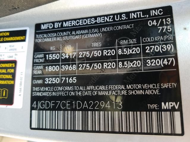 2013 Mercedes-Benz GL 450 4matic