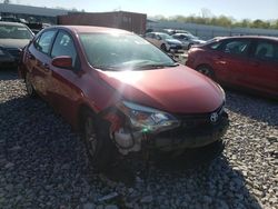 Toyota Corolla l salvage cars for sale: 2014 Toyota Corolla L