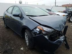 Toyota Corolla L salvage cars for sale: 2017 Toyota Corolla L