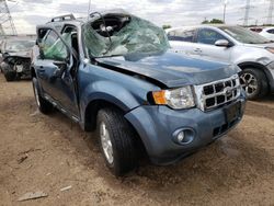 Vehiculos salvage en venta de Copart Elgin, IL: 2012 Ford Escape XLT