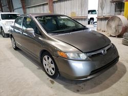 Salvage cars for sale at Greenwell Springs, LA auction: 2008 Honda Civic LX
