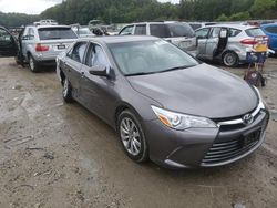 Salvage cars for sale at Hampton, VA auction: 2017 Toyota Camry LE
