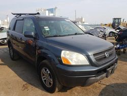 Honda Pilot salvage cars for sale: 2004 Honda Pilot EXL