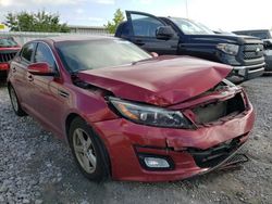 Salvage cars for sale at Walton, KY auction: 2015 KIA Optima LX