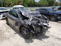 Salvage cars for sale at Fort Pierce, FL auction: 2021 Toyota Camry SE