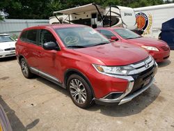 Salvage cars for sale at Eldridge, IA auction: 2017 Mitsubishi Outlander ES