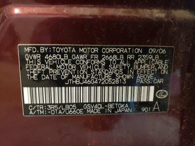 2007 Lexus ES 350