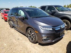 Honda salvage cars for sale: 2018 Honda Odyssey Elite