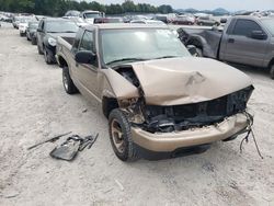 Chevrolet salvage cars for sale: 2002 Chevrolet S Truck S10